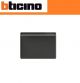 MOSTRINA PER TASCA PORTABADGE 3 MODULI BTICINO LIVING INTERNATIONAL L4551 ANTRACITE