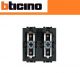 COMANDO CARICHI SINGOLI/DOPPI BTICINO LIVING INTERNATIONAL L4652/2 ANTRACITE.