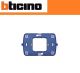 SUPPORTO 2 POSTI PER PLACCA QUADRA BTICINO LIVING LIGHT LN4719G CON GRAFFETTE