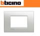 PLACCA BTICINO AIR 3 POSTI LIVING LIGHT TECH LNC4803TE