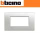 PLACCA BTICINO AIR 4 POSTI LIVING LIGHT TECH LNC4804TE