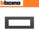 PLACCA AIR 7 POSTI BTICINO LIVING LIGHT LNC4807AR ANTRACITE