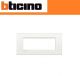 PLACCA BTICINO AIR 7 POSTI LIVING LIGHT LNC4807BN BIANCO