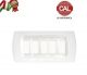 PLACCA 5P BIANCO INTERNO BIANCO COMPATIBILE MAGIC