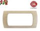 PLACCA 7P ROVERE SBIANCATO INTERNO BIANCO COMPATIBILE LIVING LIGHT