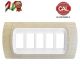 PLACCA 5P ROVERE SBIANCATO INTERNO BIANCO serie MAGIC