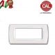 PLACCA 7P BIANCO INTERNO BIANCO COMPATIBILE LIVING LIGHT
