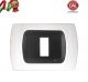 PLACCA 1P BIANCO INTERNO NERO COMPATIBILE MAGIC