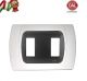 PLACCA 2P BIANCO INTERNO NERO COMPATIBILE MAGIC
