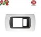PLACCA SCHUKO+1P BIANCO INTERNO NERO serie MAGIC