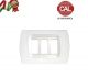 PLACCA 3P BIANCO INTERNO BIANCO serie MAGIC