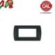 PLACCA 4P NERO INTERNO NERO COMPATIBILE LIVING INTERNATIONAL