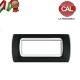 PLACCA 7P NERO INTERNO BIANCO COMPATIBILE LIVING LIGHT