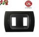 PLACCA 2P NERO INTERNO NERO COMPATIBILE MAGIC