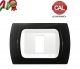 PLACCA 1P NERO INTERNO BIANCO COMPATIBILE MAGIC