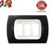 PLACCA 3P NERO INTERNO BIANCO COMPATIBILE  MAGIC