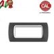 PLACCA 7P ANTRACITE INTERNO BIANCO COMPATIBILE  LIVING LIGHT