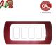 PLACCA 4P AMARANTO INTERNO BIANCO COMPATIBILE MAGIC