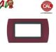 PLACCA 4P AMARANTO INTERNO NERO COMPATIBILE LIVING INTERNATIONAL