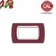 PLACCA 4P AMARANTO INTERNO BIANCO COMPATIBILE LIVING LIGHT