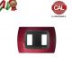 PLACCA 2P AMARANTO INTERNO NERO COMPATIBILE MAGIC