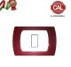 PLACCA 1P AMARANTO INTERNO BIANCO COMPATIBILE MAGIC