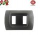 PLACCA 2P GRIGIO ARDESIA INTERNO NERO COMPATIBILE MAGIC