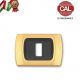 PLACCA 1P ORO OPACO INTERNO NERO COMPATIBILE MAGIC