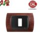 PLACCA 1P NOCE NAZIONALE INTERNO NERO COMPATIBILE MAGIC