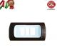PLACCA 3P NOCE NAZIONALE INTERNO BIANCO COMPATIBILE MAGIC
