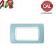 PLACCA 4P AZZURRO PASTELLO COMPATIBILE LIVING LIGHT