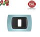 PLACCA 1P AZZURRO PASTELLO INTERNO NERO COMPATIBILE MAGIC