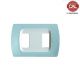 PLACCA 2P AZZURRO PASTELLO INTERNO BIANCO COMPATIBILE MAGIC