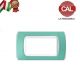 PLACCA 4P VERDE PASTELLO COMPATIBILE  LIVING LIGHT
