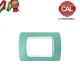 PLACCA 3P VERDE ACQUA PASTELLO COMPATIBILE LIVING LIGHT