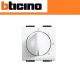 SELETTORE COMMUTATORE ROTATIVO BTICINO LIVING LIGHT N4016 BIANCO