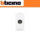 DEVIATORE A CHIAVE BTICINO LIVING LIGHT N4022 BIANCO