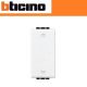 DOPPIO PULSANTE N4037N INTERBLOCCATO BTICINO LIVING LIGHT BIANCO