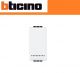 PULSANTE 2P CONTATTI INDIPENDENTI BTICINO LIVING LIGHT N4044N BIANCO