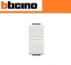 INVERTITORE MORSETTI A VITE BTICINO LIVING LIGHT N4054 BIANCO