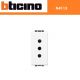 PRESA 2P+T 10A BTICINO LIVING LIGHT N4113 BIANCO