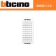 SUONERIA IN BRONZO 12V BTICINO LIVING LIGHT N4351/12 BIANCO