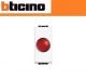 PORTALAMPADA DIFFUSORE ROSSO BTICINO LIVING LIGHT N4371R BIANCO