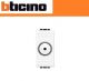 DIMMER A MANOPOLA CON DEVIATORE BTICINO LIVING LIGHT N4402N BIANCO