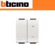 DIMMER A PULSANTE RESISTIVO INDUTTIVO BTICINO LIVING LIGHT N4408N BIANCO