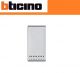 PULSANTE 2P CONTATTI INDIPENDENTI BTICINO LIVING TECH NT4044N GRIGIO.