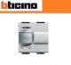 INTERRUTTORE AD INFRAROSSI 2 MODULI BTICINO LIVING TECH NT4432 GRIGIO
