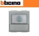 INTERRUTTORE GREEN SWITCH LAMPADE INCANDESCENZA BTICINO LIVING TECH NT4434N GRIGIO