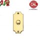 CAMPANELLO SAGOMATO CAL IN OTTONE LUCIDO P15