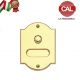 CAMPANELLO CAL IN OTTONE LUCIDO 80X110mm P620